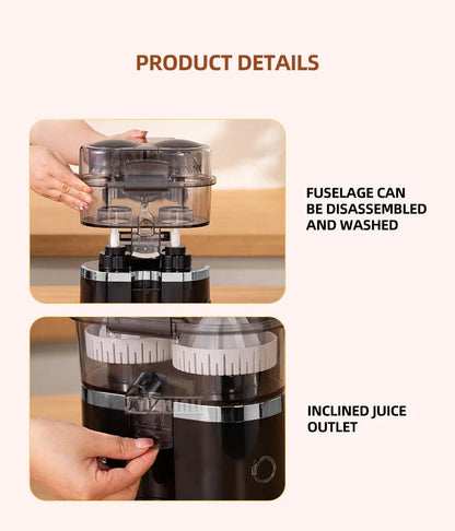 Double-head Electric Juicer Food Blender Automatic Slag Juice Separation Household Juice Squeezer Mixer