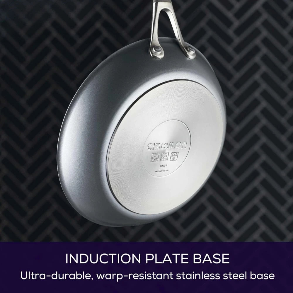 US Shipping Nonstick Induction Cookware Set 9 Piece Pots and Pans Graphite Coating Kitchen Cooking