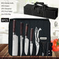 WXCOO Professional Chef Knife Damascus Japanese Stainless Steel Kitchen Boning Knives Set with Roll Canvas Bag