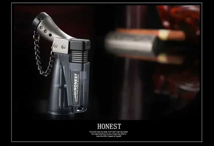 Butane Jet Torch Lighter Cigarette Windproof Lighter Cigar for BBQ Kitchen Camping Outdoor Ignition Lighters Gadgets For Men