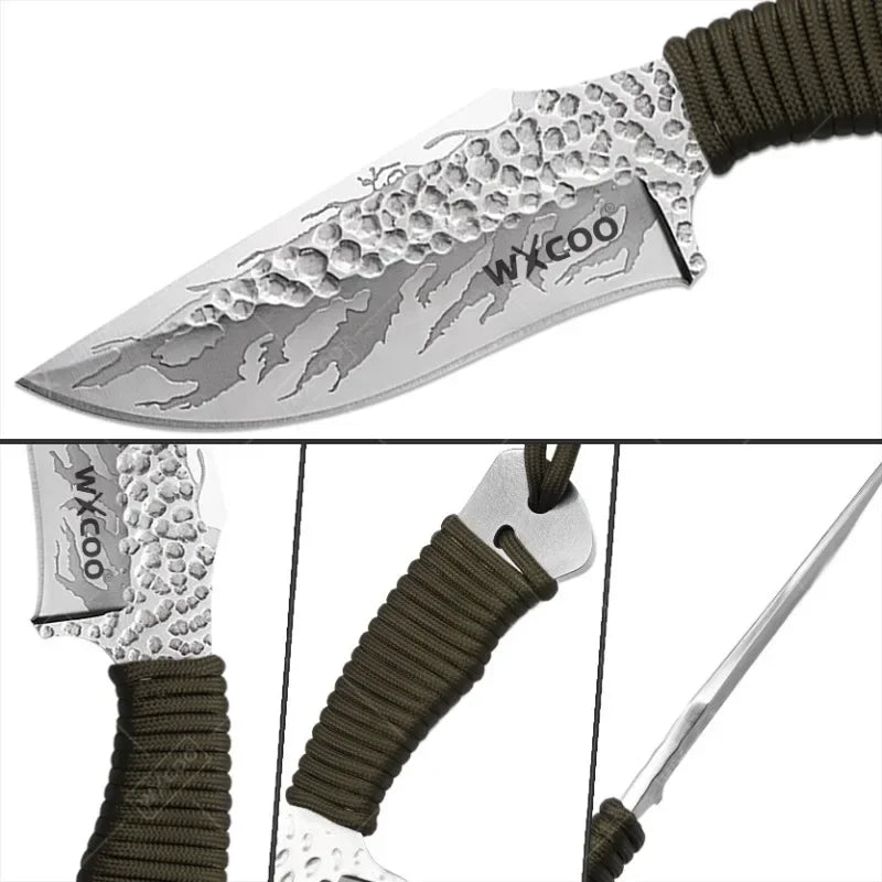 WXCOO Kitchen Boning Knife Butcher's Cutting Knife Slicing Meat Cleaver Full Tang Handmade Forged Knife Kitchen Accessories