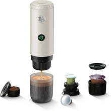 I Cafilas Compact Portable Nespresso Dolce Gusto Coffee Machine 3-in-1 Travel-Friendly Outdoor Powdered Coffee Maker for Adventures