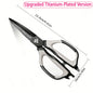 2 Pcs Heavy Duty Multi-Purpose Kitchen Scissors - Flexible Handle for Cutting Chicken Bones,Meat,Craft & Office Use, Ladies Gift