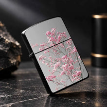 Delicate Pink Floral Pattern Lighter, Elegant Soft Cherry Blossom Branch Print Design, Portable Sleek All-Purpose Igniter, Perfect For Daily Multi-Scene Use, Exquisite Decorative Practical Accessory, Ideal For Gifting O A Hum