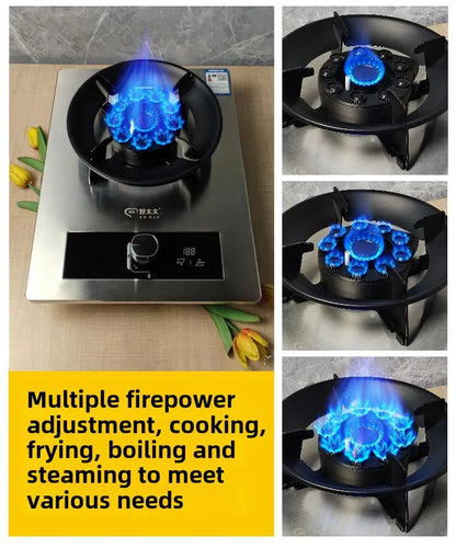 Household is very beautiful wife flip single stove gas  embedded natural gas liquefied gas single eye stove