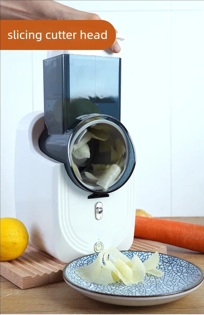 New Multi-function Vegetable Slicing Machine Household Kitchen Electric Vegetable Cutter Vegetable Slicer Shredder Automatic