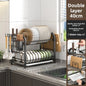 Dish Storage Rack Kitchen Shelf Dish Drain Rack Bowl Rack Cupboard Chopsticks Storage Box