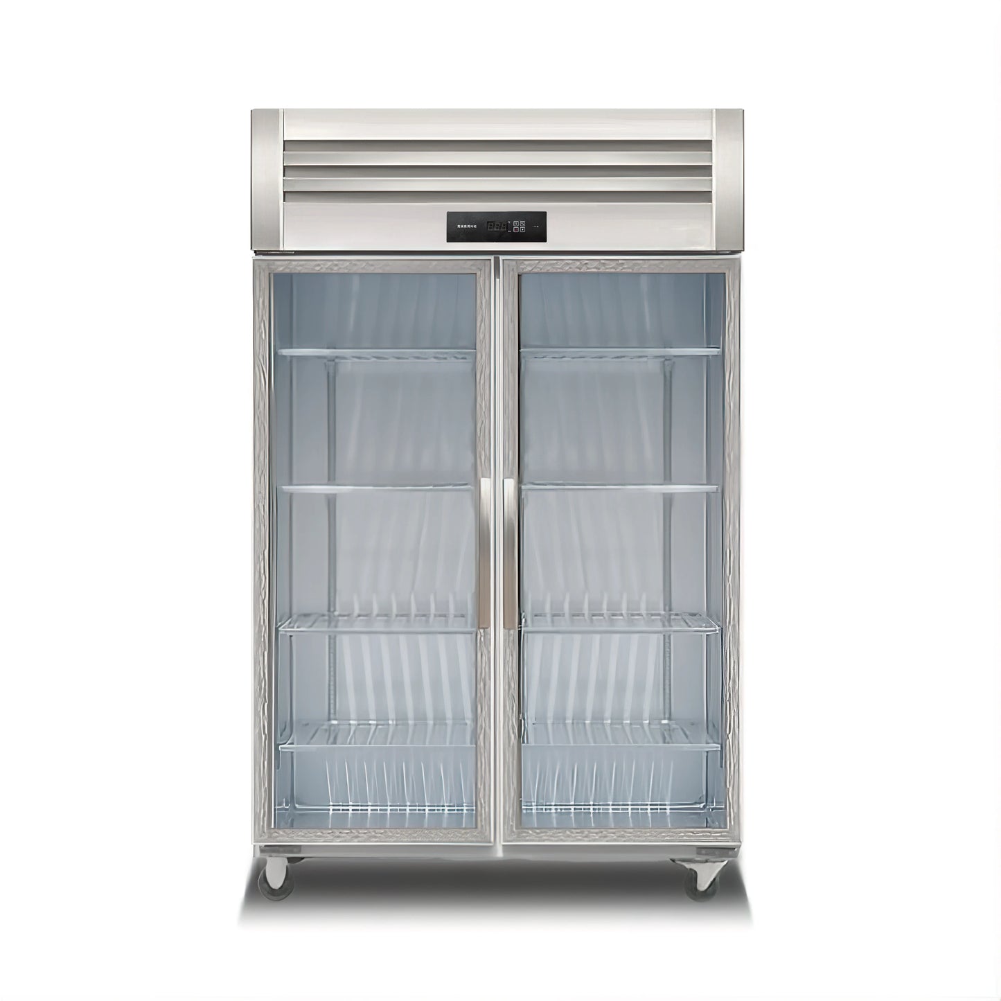 2025 Commercial 4-Door Stainless Steel Refrigerator - Single Temperature Zone, Heavy Duty for Restaurants & Retail Shops