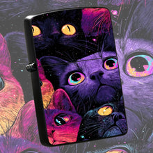 Vibrant Starry Cat Pattern Portable Lighter Stylish Creative Versatile Daily Use Accessory Ideal For Outdoor Home Scenes Thoughtful Unique Gift For Friends And Cat Lovers Chic Eye-Catching Practical Carryaround Item For All O
