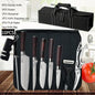WXCOO Professional Chef Knife Damascus Japanese Stainless Steel Kitchen Boning Knives Set with Roll Canvas Bag