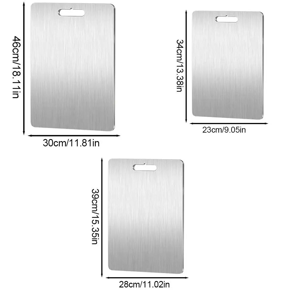 304 Stainless Steel Cutting Board Kitchen Household And Panel Mildew-proof Cutting Board Stainless Steel Cutting Board
