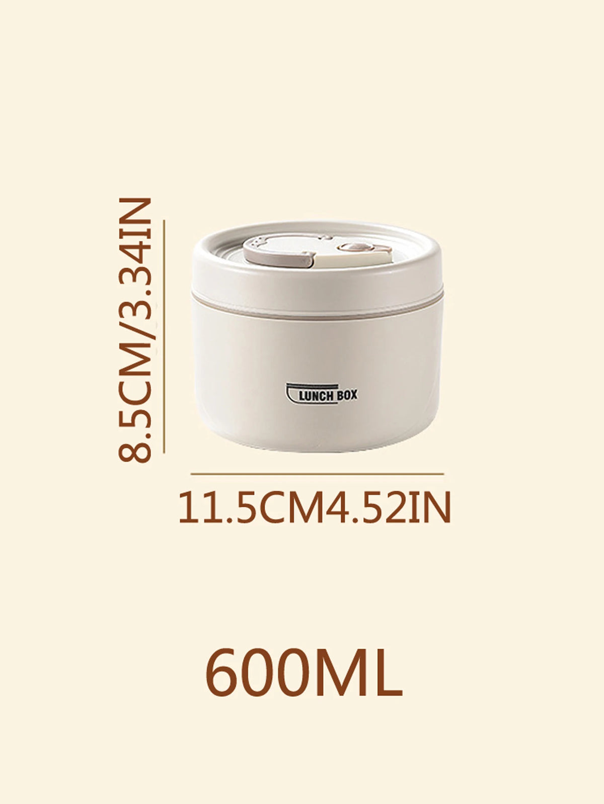 1/2/3/4pcs Portable Insulated Food Lunch Container Set with Thermal Lunch Box Separate Stackable Lunch Container for Adult Kids
