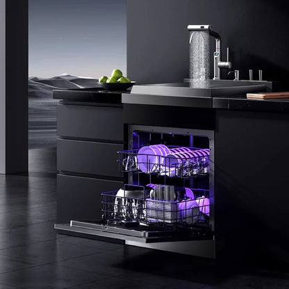 Dishwasher,Integrated Sink All-in-one,Kitchen Sink,Automatic Cleaning,Smart Home Appliance,Space-saving Efficient Dishwasher