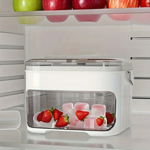 2-Layer Ice Cube Tray with Lid, Large Capacity & Space-Saving, Perfect for Small Freezers. Easy Make & Store.