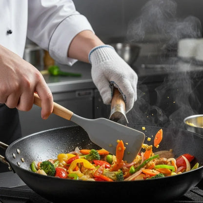 This 19-part knife set offers a variety of tools for different cooking tasks, making it a versatile choice for any kitchen.