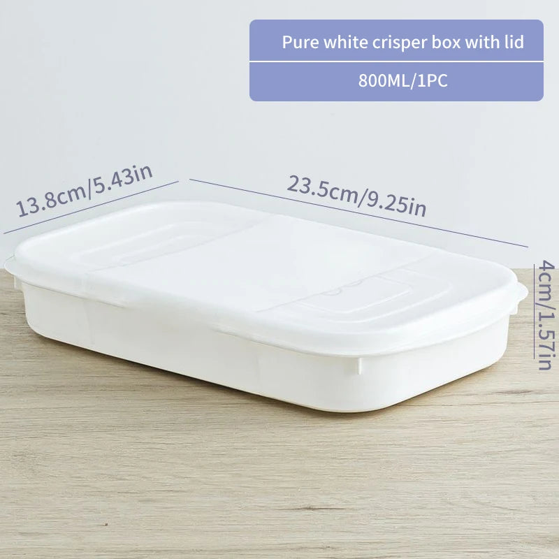 Food Grade Refrigerator Storage Fruit Vegetable Preservation Prepare The Dishes Divided Box Japanese Frozen Meat Packaging Box