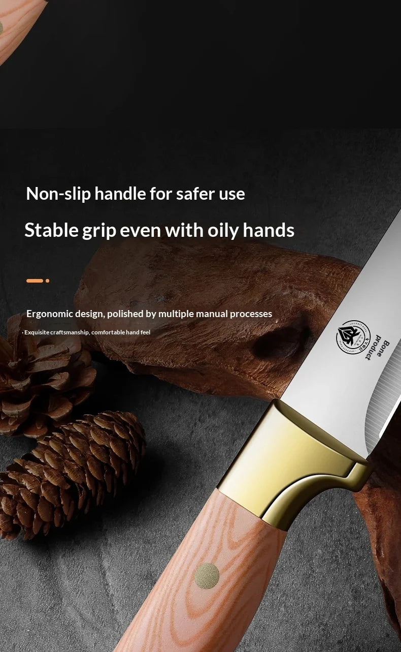 Professional threepiece butcher knife set Kitchen knives for beef pork and lamb with deboning cutting and multipurpose functions
