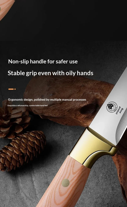 Professional threepiece butcher knife set Kitchen knives for beef pork and lamb with deboning cutting and multipurpose functions