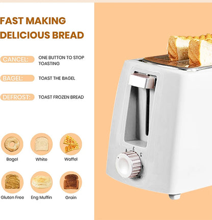 Wholesale Customization Classic Food Toast Waffles Breakfast Cooking 2 Slice Home Bread Oven Toaster