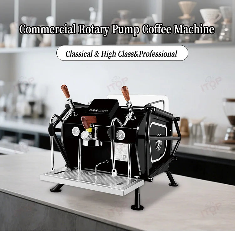 Single Head Espresso Coffee Machine Italian Semi-automatic Latte Coffee Maker Machine for Food Shop