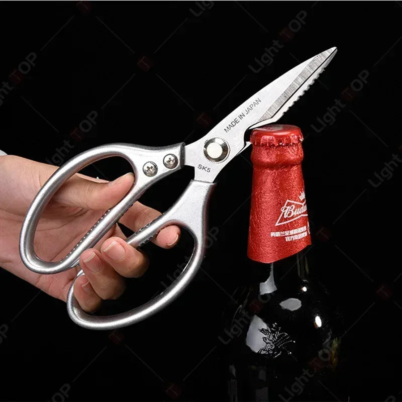 Kitchen Scissors Set Stainless Steel Chicken Bone Scissor Multifunctional Scissors Fish Scales Duck Meat Shear Cooking Tool