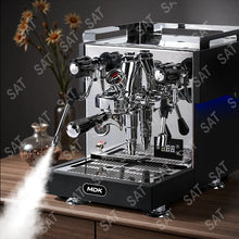 -For MC-10 Commercial Stainless Steel Semi-Automatic Espresso Machine Ambient Light Electric Coffee Maker Household Outdoor RV*