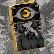 Dark Style One-Eyed Girl Art Illustration Lighter, Trendy Unique Vibe Portable Daily Essential, Distinctive Subculture Design Niche Collectible, Multi-Scene Practical Gift Choice, High Recognition Creative Portable Practical