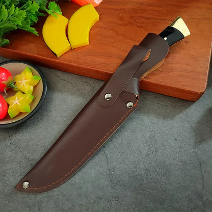 Stainless Steel Professional Butcher Knife Boning Utility Knife Kitchen Forged Handmade Knife Wooden Handle Kitchen Accessories