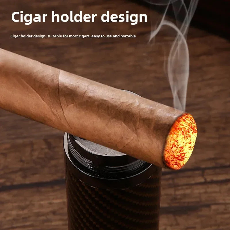 HONEST Windproof Metal Jet Flame Torch Lighter, Refillable Multi-Use for Cigar Welding Moxibustion Outdoor