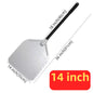 10 12 13 14 Inch Big Pizza Perforated Shovel Paddle Short/Long Handle for Oven Turning Peel Kitchen Utensils Pizza Baking Tools