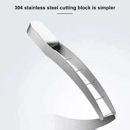 Stainless Steel Watermelon Slicer Cutter Tool for Quick Cube Cutting for Fruit Salad Outdoor Camping Kitchen Gadget
