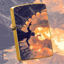 Dark Fantasy Dragon Flame Art Portable Lighter, Gothic Dome Fiery Dragon Aesthetic Decor, Suitable For Outdoor Camping, Daily Gathering, All Scenarios, Creative Unique Pattern, Ideal For And Gifting A Humorous And Interesting