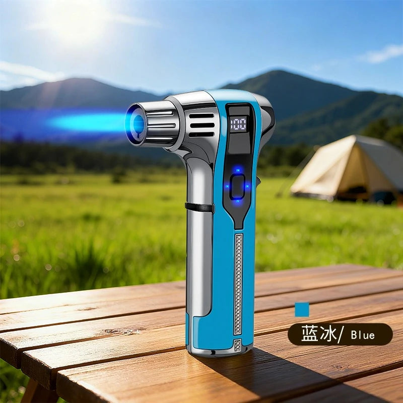 Outdoor Camping BBQ Electronic Lighter Point Moxibustion Special High Temperature Strong Continuation Kitchen Jet Gun