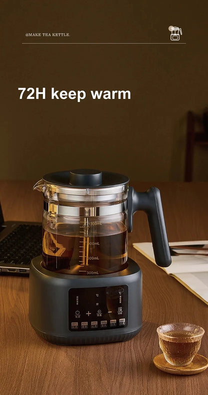 1.3L Electric Kettle With Filter Smart Health Pot Office Temperature Control Glass Flower Teapot Home Tea Maker Auto Thermos