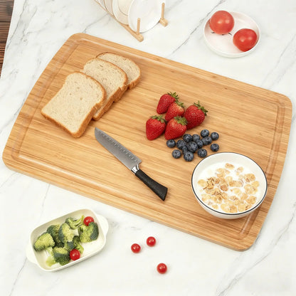 30 x 20 Extra Large Cutting Board, Bamboo Stove Top Cover, Over the Sink Cutting Board with Juice Groove, Heavy Duty Charcuterie Board for Kitchen