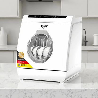 Q8-Max Household Free-installation Mini Dish Washing Portable Automatic  Freestanding Electronic Dishwasher Machine Home 8 Sets