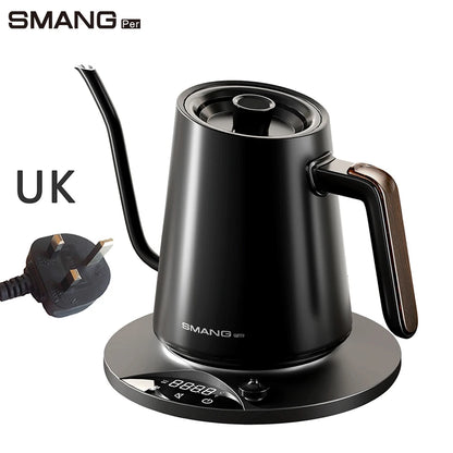 SMANG Gooseneck Electric Kettle 0.9L 1200W Intelligent Temperature Control Kettle Pour Over coffee Kettle Tea & Boiling Water
