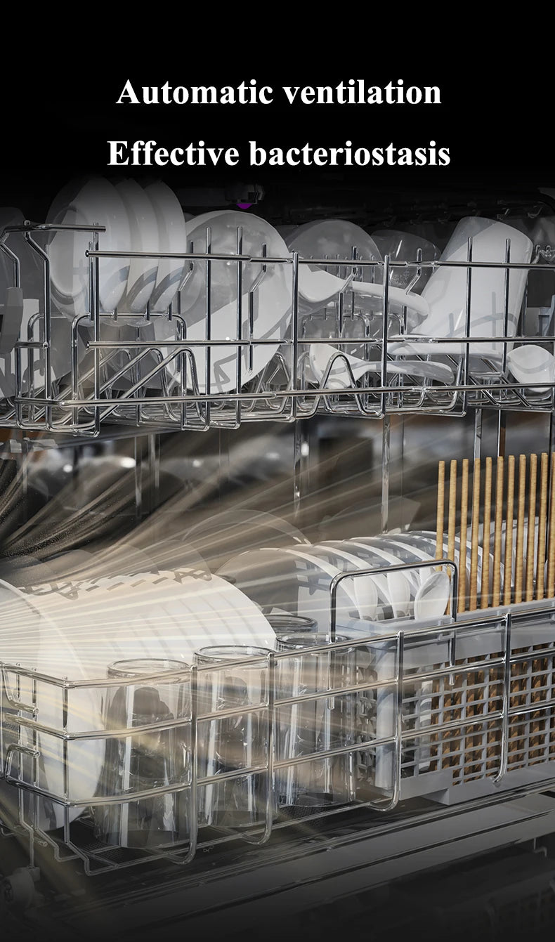Kitchen Built in Dishwasher Machine Automatic Drawer Smart Dish Washer Dishwashers  for Home
