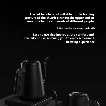 Timemore Fish Pro X 900ml Competition Temperature Control Pot Stainless Steel Electric Hand Flushing Pot Hand Brewed Coffee Pots