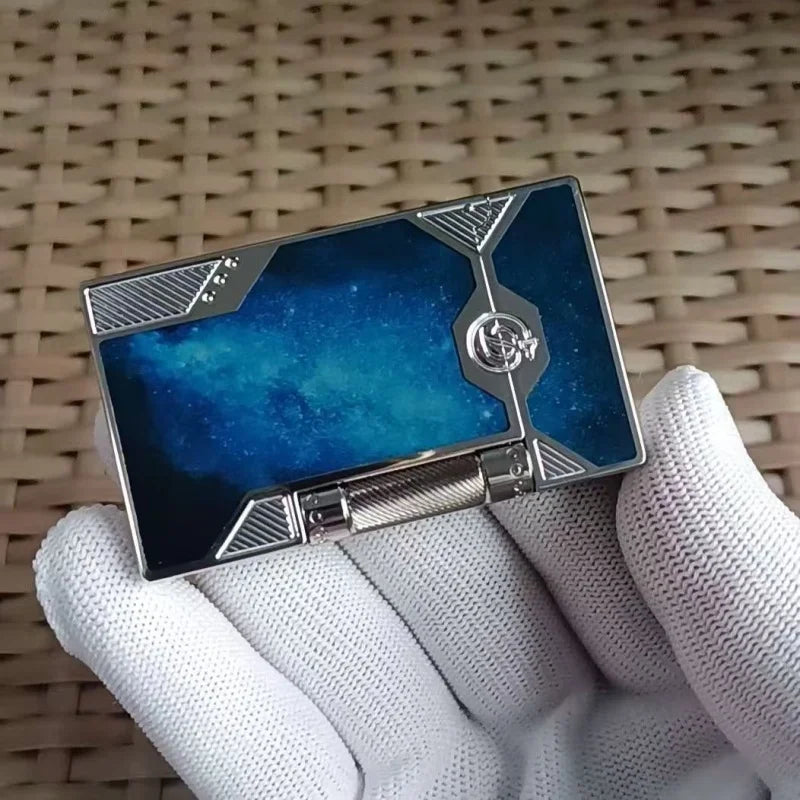 Free Delivery Lighter High Quality Ground Lighters Metal Lanxess Butane Lighters, Men's Smoking Accessories, Birthday Gifts