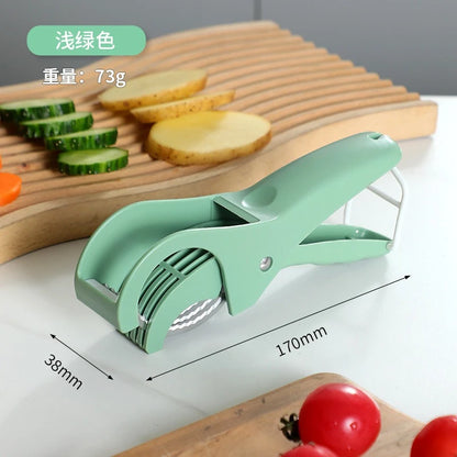 1/2Pcs Kitchen Tools Stainless Steel Vegetable and Fruit Slicer Multi Functional Salad Slicer Gadgets Home Kitchen Accessories