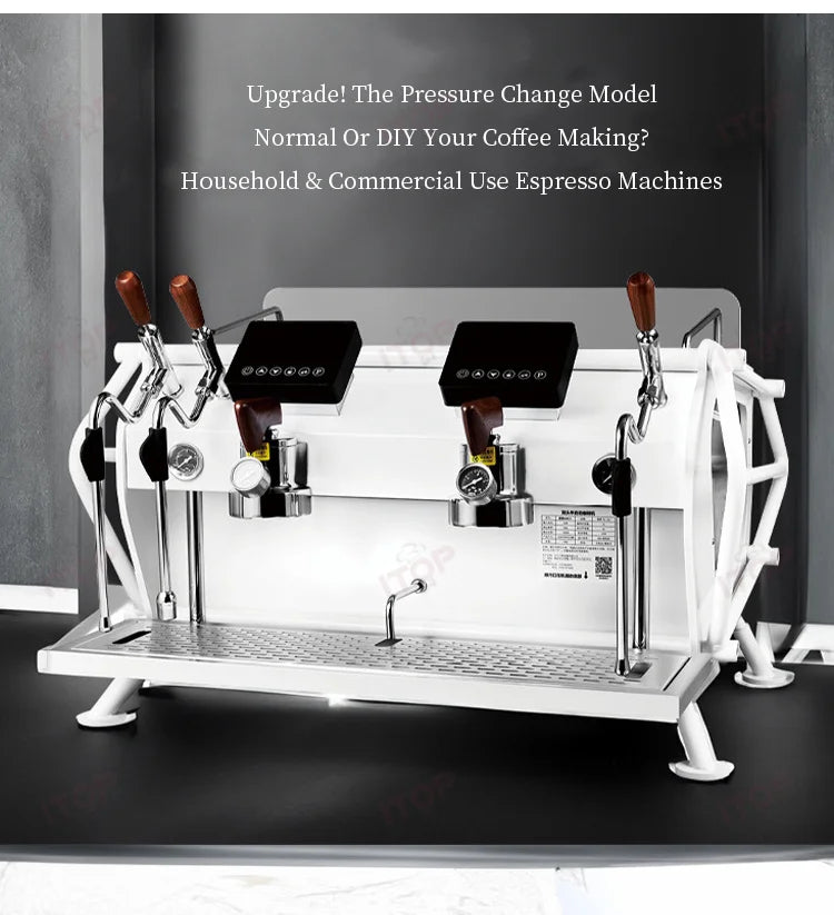 Single Head Espresso Coffee Machine Italian Semi-automatic Latte Coffee Maker Machine for Food Shop