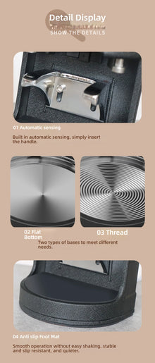HomeWise TE-2 58mm Automatic Coffee Tamper Machine Touchscreen Electric Espresso Tamper 58.5MM Electric Tamper Adjustable