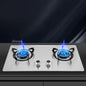 Kitchen Gas Stoves Home Dual Stove Kitchen Embedded Nature Gas/LPG Timing Stove Desktop Dual-Use Cooktop Gas Panel Gas Cooker