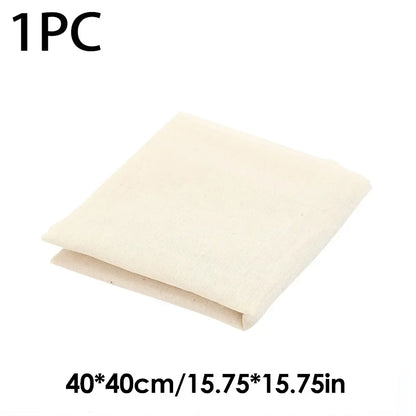 Reusable Nut Milk Cloth Bag Strainers Unbleached Natural Cotton Cheesecloth Cheese Yogurt Tofu Filter Kitchen Fine Mesh Strainer