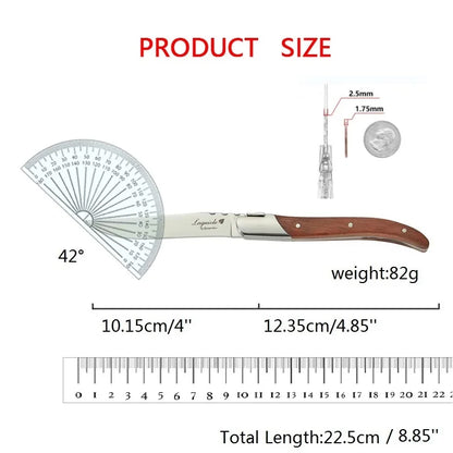2/4/6/10pcs 8.25inch Laguiole Steak Knives Wood Cutlery Tableware Korean Japanese Dinnerware Rose Wooden Handle Dinner Forks
