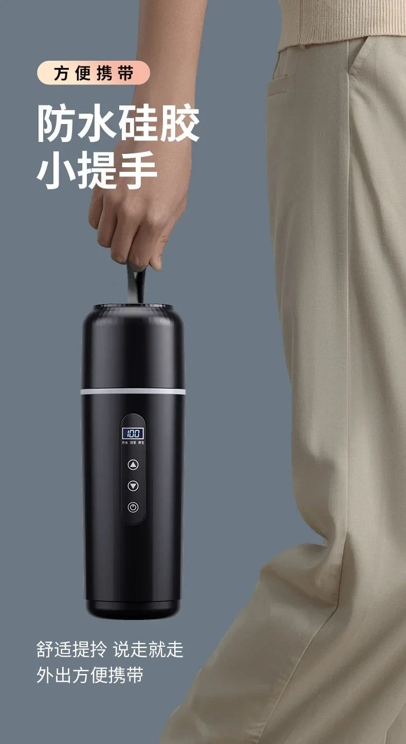 Durable Car Boiling Cup  12v24v Universal Usb Thermal Insulation Integrated Size Truck Heating Boiling Cup
