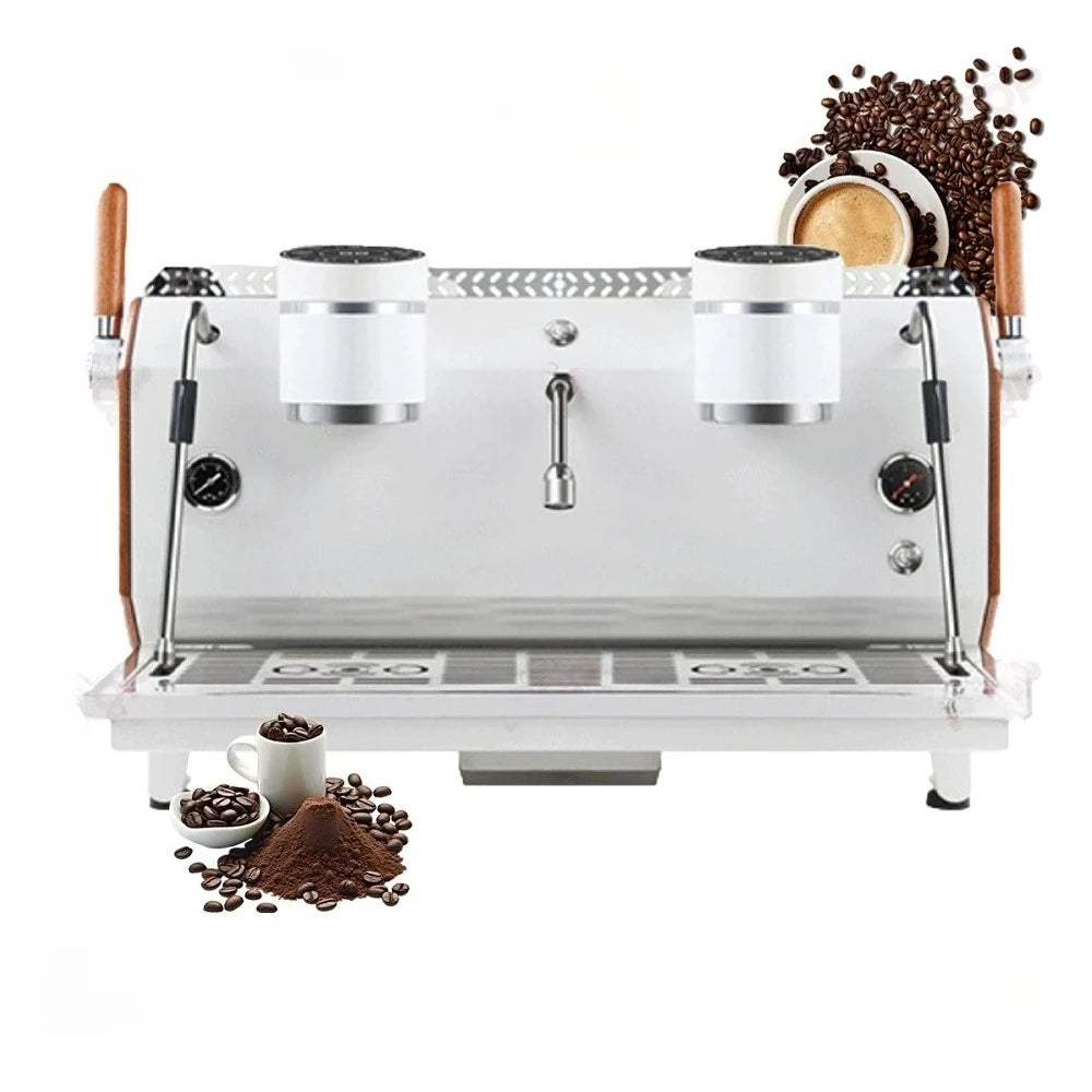 Commercial Espresso Coffee Machine Cappuccino Coffee Maker Double Group Coffee Machine With Imported Pump