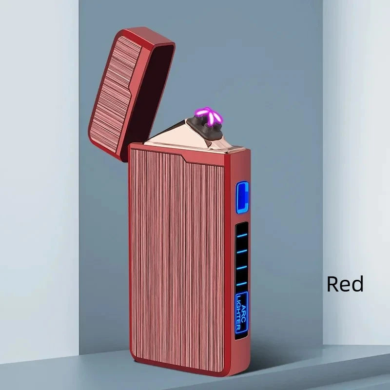 Plasma Dual ARC Touch Sensitive Lighter USB Rechargeable Windproof Flameless Lighter Gift for Men