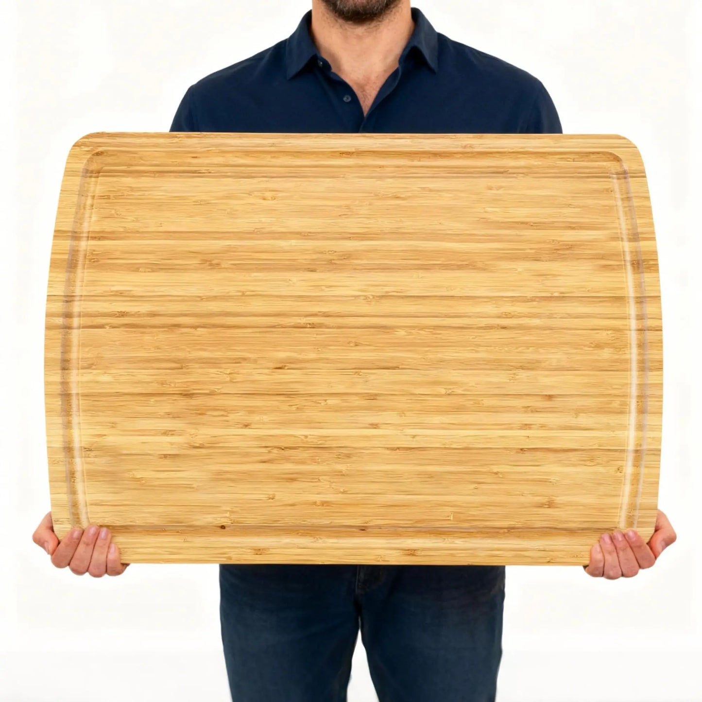 30 x 20 Extra Large Cutting Board, Bamboo Stove Top Cover, Over the Sink Cutting Board with Juice Groove, Heavy Duty Charcuterie Board for Kitchen